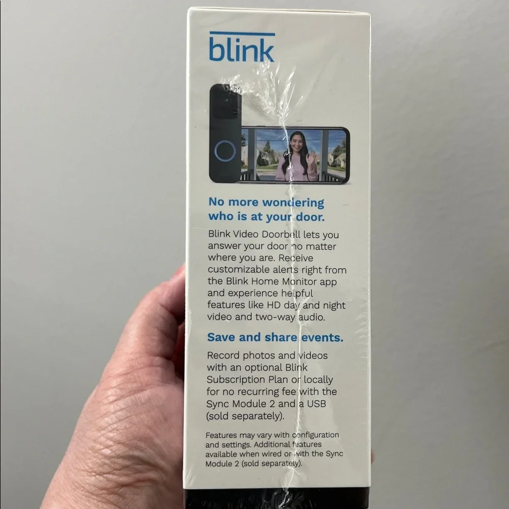 Blink Video Doorbell BRAND NEW works with Alexa - Make offer!